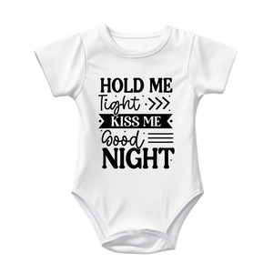 Baby Bodysuit Onesie Printed Kiss Me Goodnight