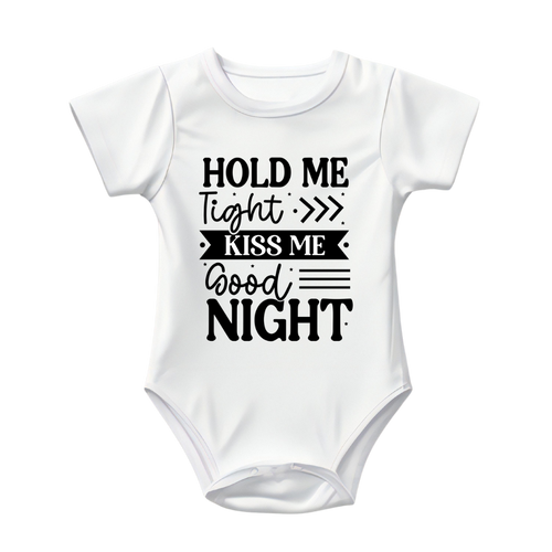 Baby Bodysuit Onesie Printed Kiss Me Goodnight