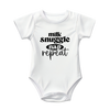 Baby Bodysuit Onesie Printed Milk Nap Snuggle Repeat