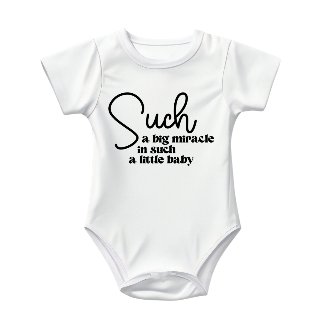 Baby Bodysuit Onesie Printed Miracle