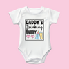 Baby Bodysuit Onesie Printed Daddy Drinking Buddy