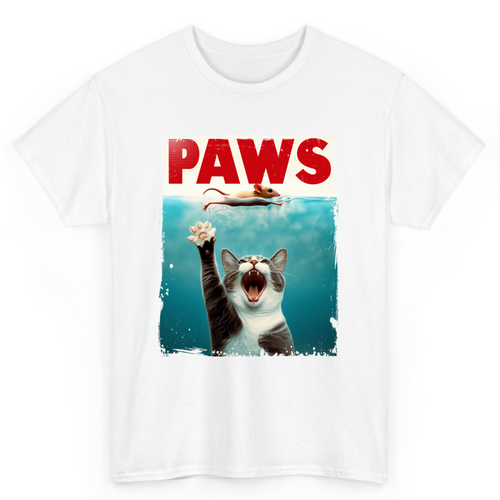 T Shirt Printed Paws