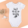 Baby Bodysuit Onesie Printed Isnt She Lovely