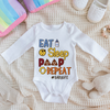 Baby Bodysuit Onesie Eat Sleep Poop Repeat Long Sleeves