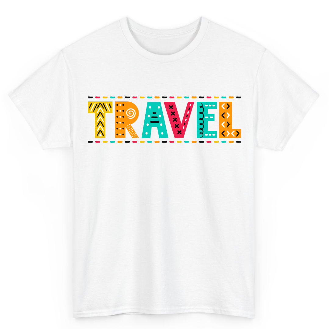 T Shirt Printed Travel Now