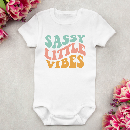 Baby Bodysuit Onesie Printed Sassy Little Vibes