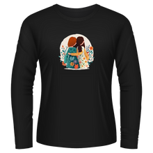 Load image into Gallery viewer, Black Tshirt Long Sleeves Printed BFF
