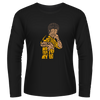 Black Tshirt Long Sleeves Printed Bruce Lee