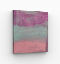 Load image into Gallery viewer, Hand Painted Canvas Abstract Purple Waves
