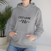 Heather Grey Hoodie Printed Cest La Vie