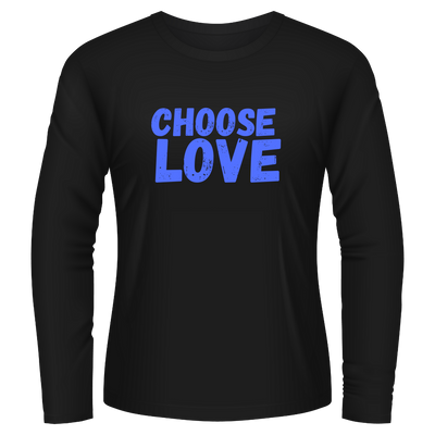 Black Tshirt Long Sleeves Choose Love