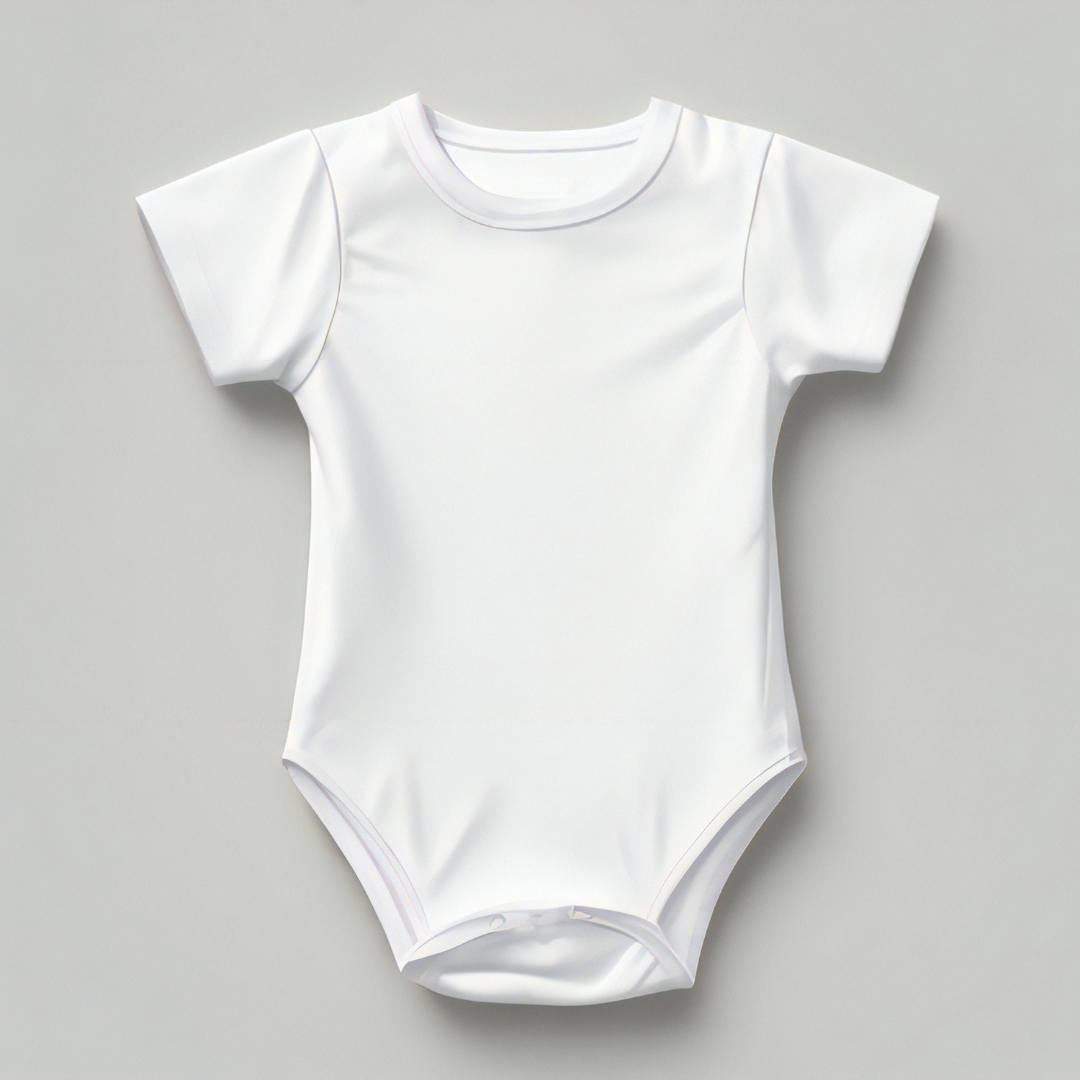 Custom Design Baby Bodysuit Onesie Half Sleeves 