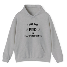 Load image into Gallery viewer, Heather Grey Hoodie Printed I Put The Pro

