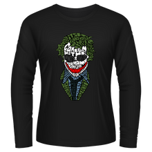 Load image into Gallery viewer, Black Tshirt Long Sleeves Printed Joker
