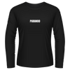 Black Tshirt Long Sleeves Printed Paranoid