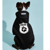 Pet Hoodie Black Small Dogs Printed Police