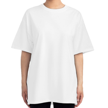 Load image into Gallery viewer, OVERSIZE White Half Sleeves Tshirt Printed Egyptian Cat
