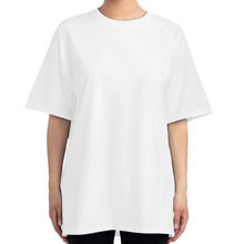 Load image into Gallery viewer, OVERSIZE White Half Sleeves Printed Respect The Locals
