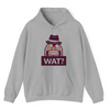 Heather Grey Hoodie Printed Wat