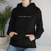 Black Hoodie Printed Its Not Me Its You