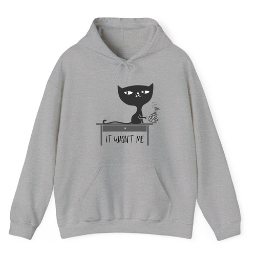It Wasnt Me Cat Hoodie 