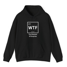 Load image into Gallery viewer, Black Hoodie Printed WTF

