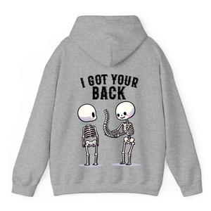 Heather Grey Hoodie Printed I Got Your Back