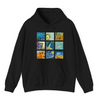 Black Hoodie Printed Van Gogh