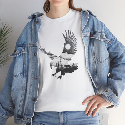 Unisex T Shirt Printed Eagle