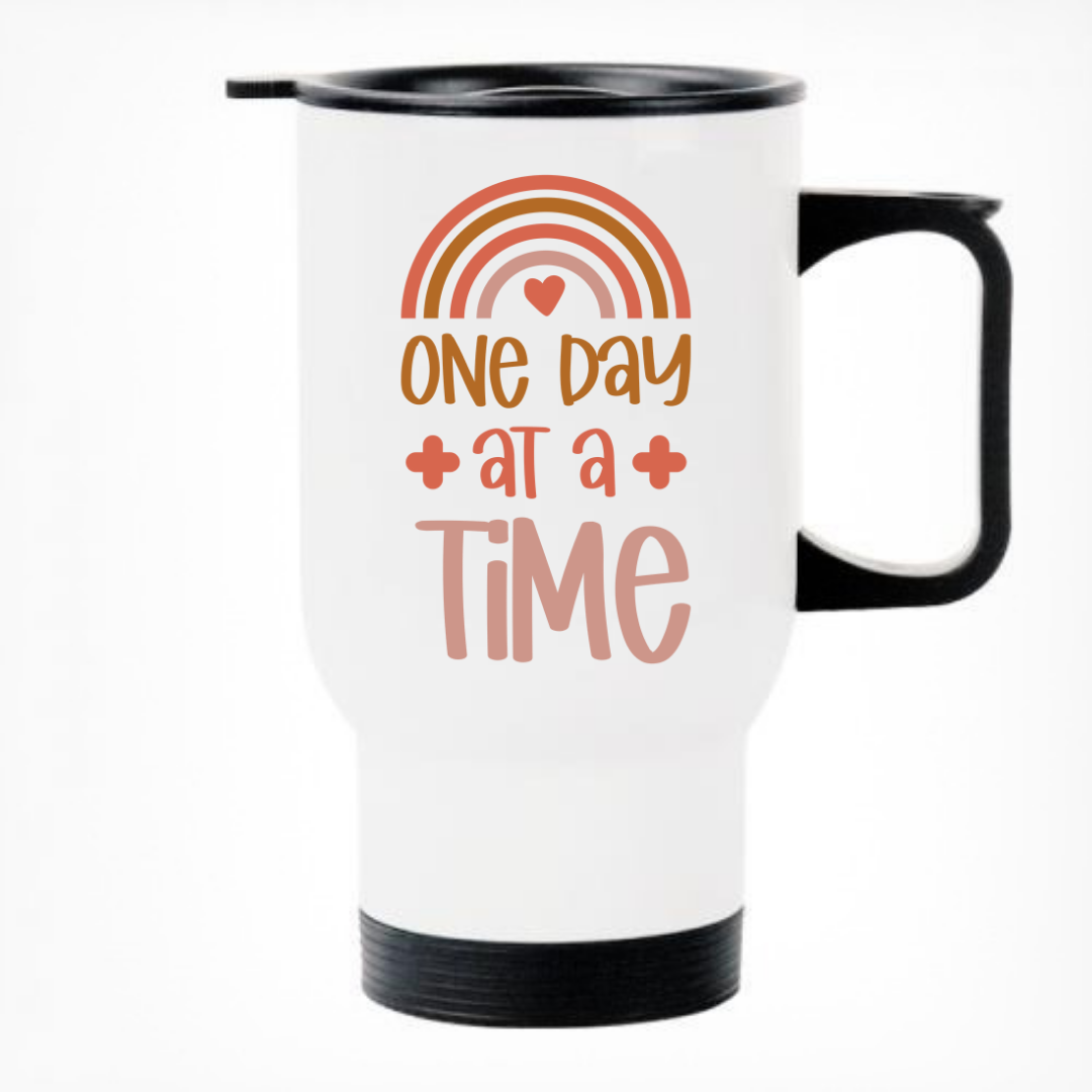 One Day At A Time Thermal Travel Mug