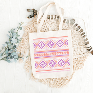 Geometric Pattern 4 Printed Tote Bag