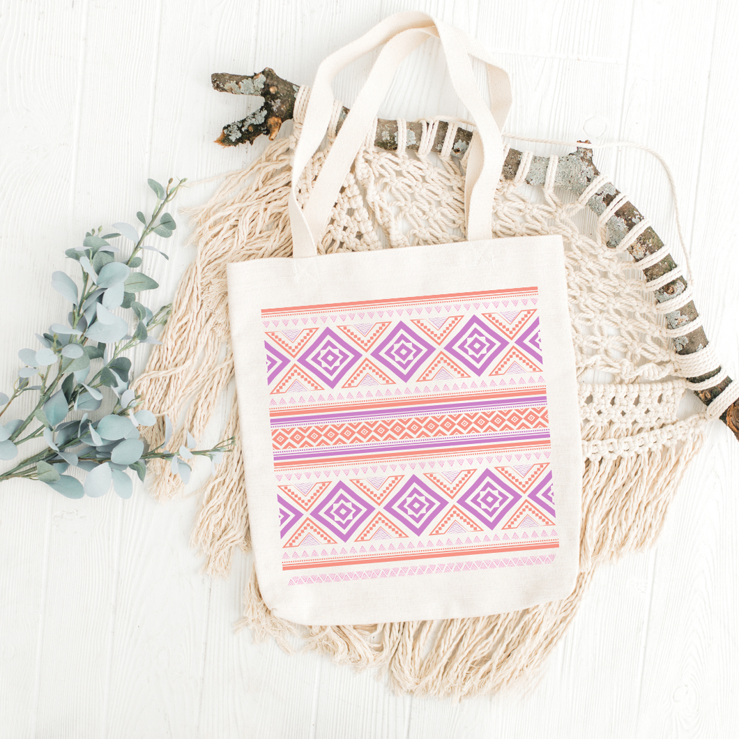 Geometric Pattern 4 Printed Tote Bag
