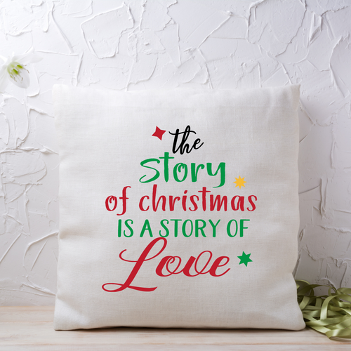 The Story Of Christmas Cushion