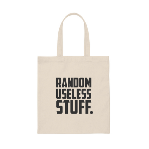 Random Useless Stuff Printed Tote Bag