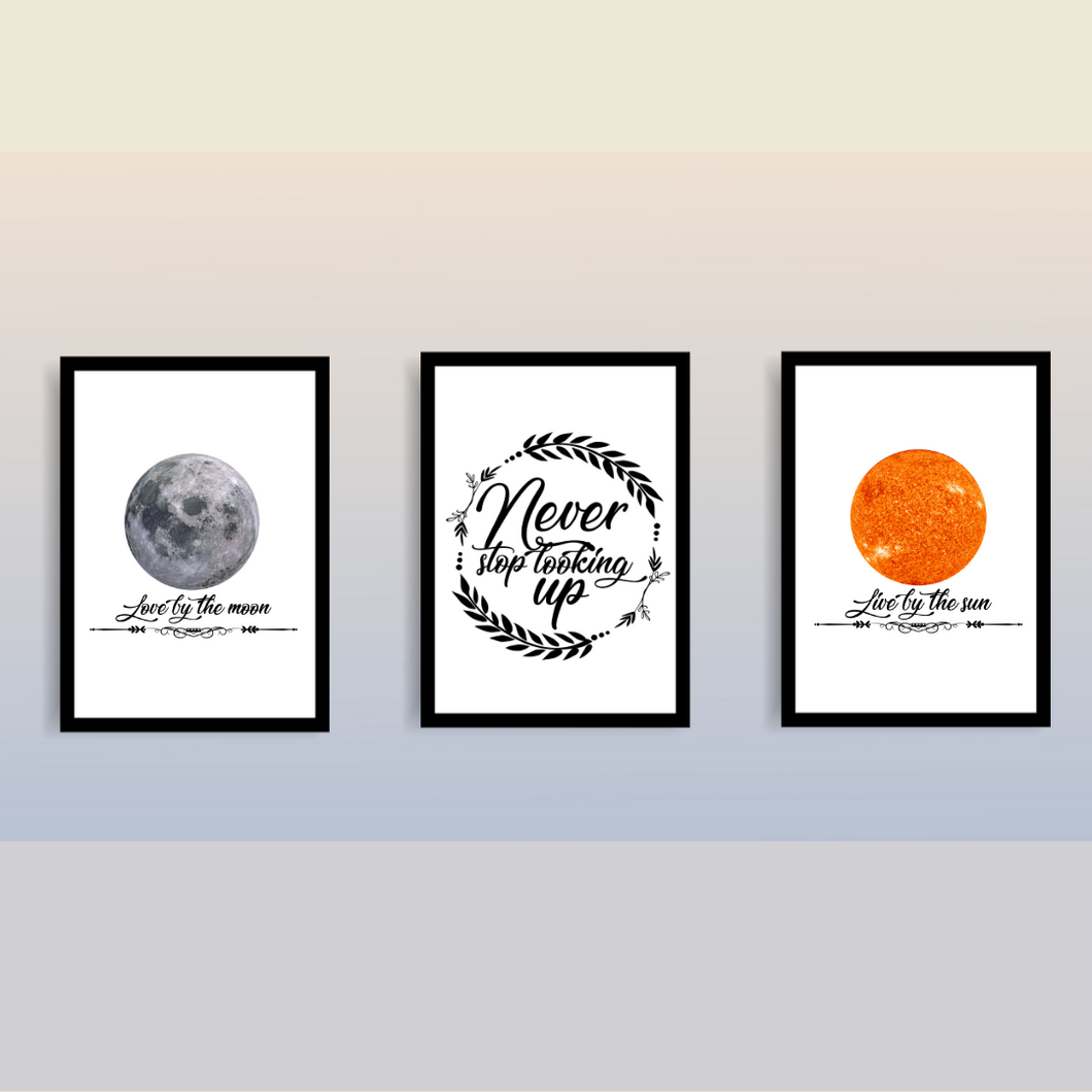 Moon & Sun Set of 3