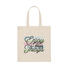 Enjoy The Little Things Printed Tote Bag