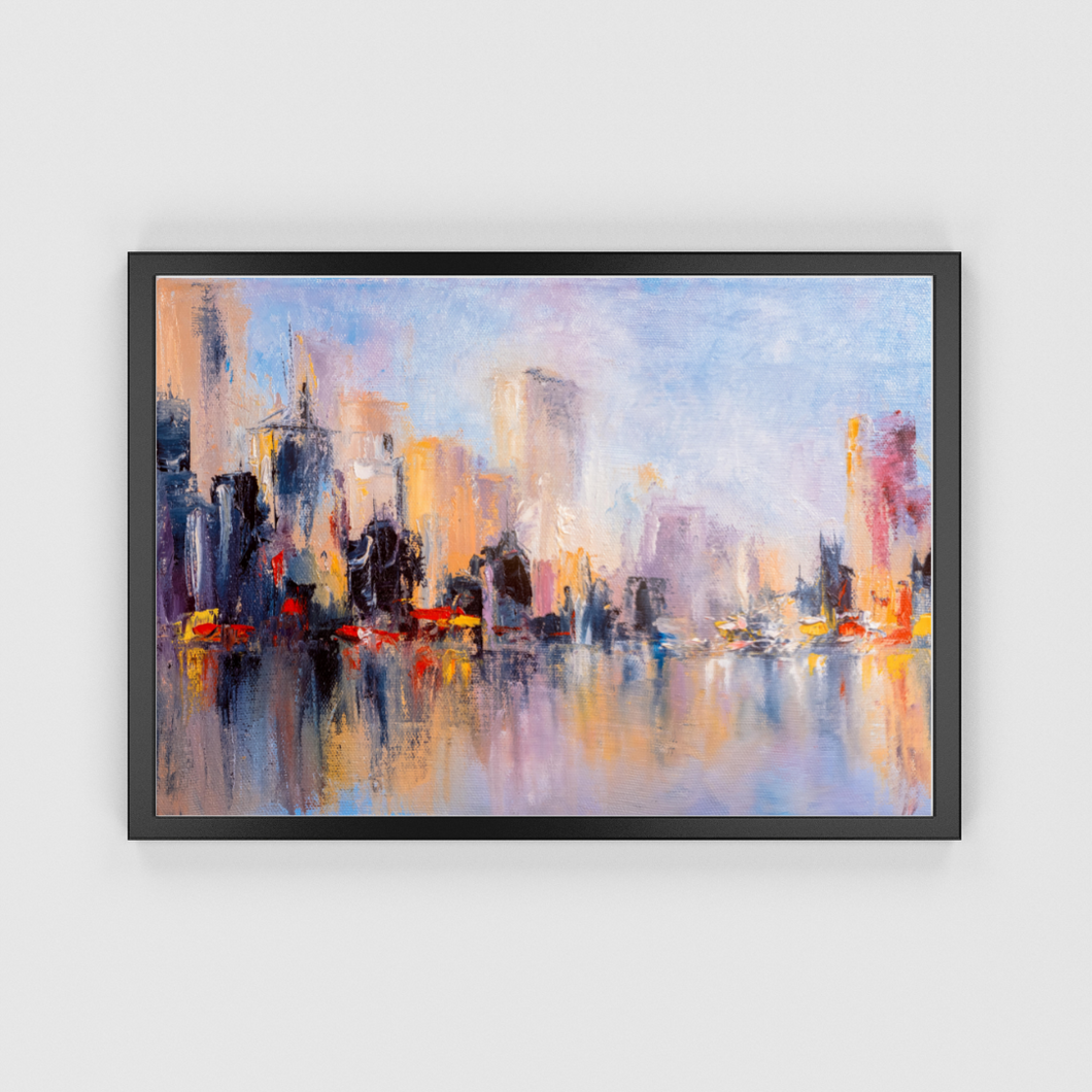 Abstract Skyline Printed Wall Art
