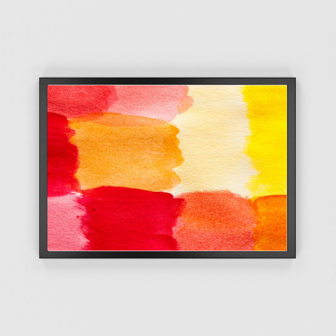 Abstract Watercolor Printed Wall Art