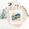 Sunrise Beach Printed Tote Bag