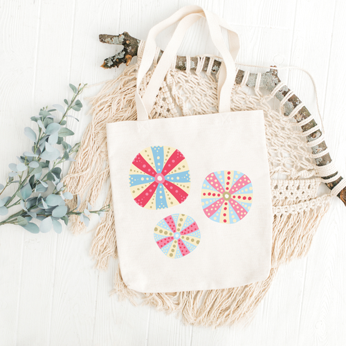 Three Umbrellas Printed Tote Bag
