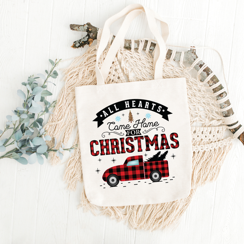 Come Home for Christmas - Printed Tote Bag