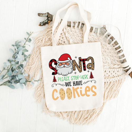 We Have Cookies Santa - Printed Tote Bag
