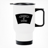 Coffee & Cardio Printed Travel Mug