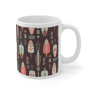 Boho Abstract Printed Coffee Mug