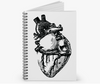 Heart Black and White Notebook