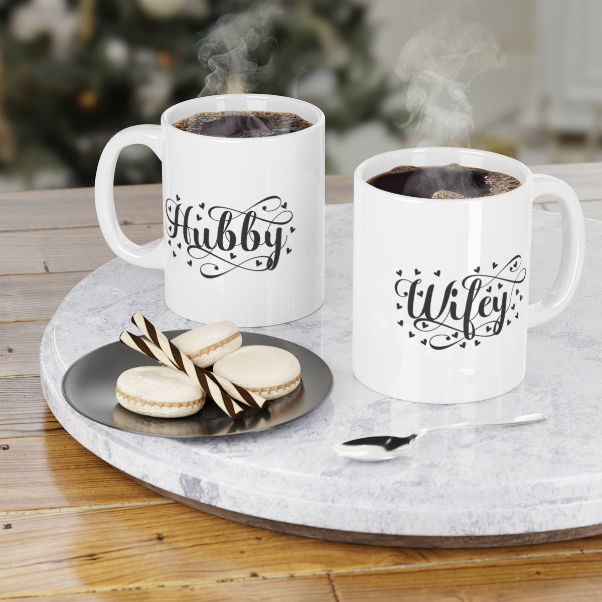 Hubby wifey mug sales set