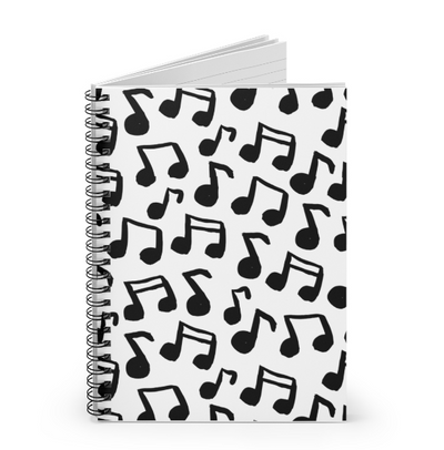 Music Notes Notebook