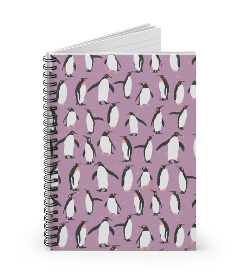 Notebook Printed Penguins