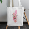 Peace Begins with a Smile Printed Tote Bag