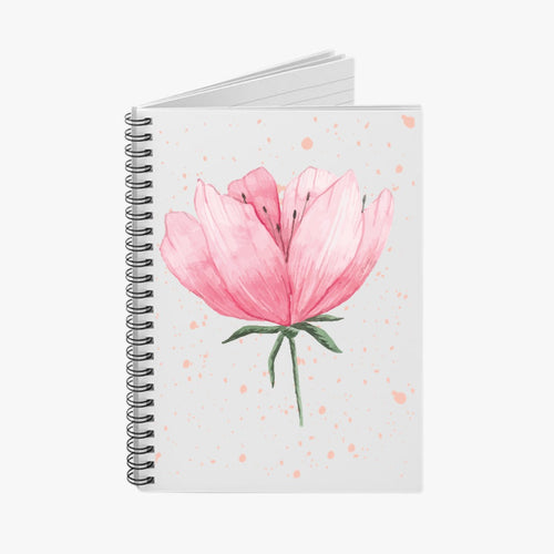 Flower Splash Notebook A4